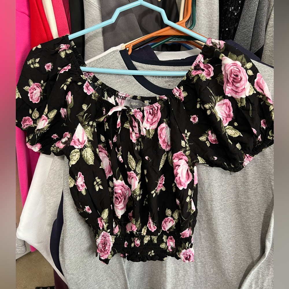 Lark + Grey Floral Top